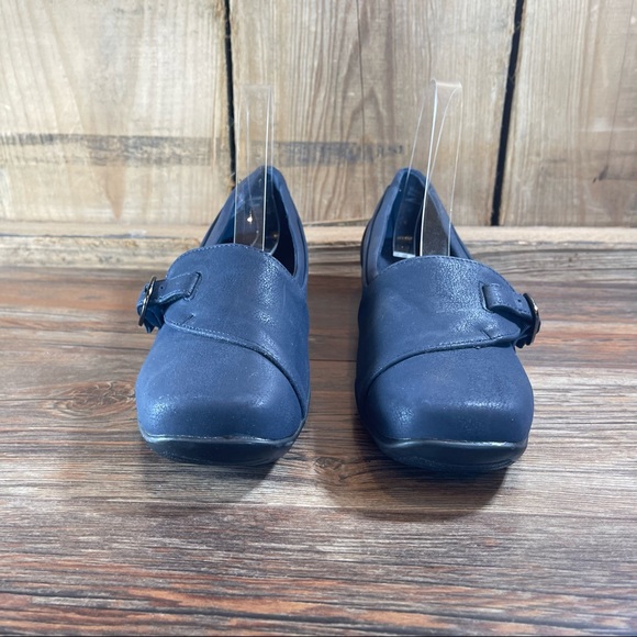 New Easy Street Comfort Wave Navy Blue Slip on Flats Womens shoes size 7.5 - Picture 10 of 15